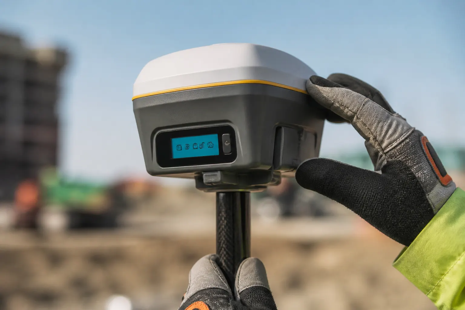 Pursaklar'da GNSS ile arazi kot ölçümü